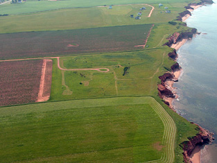 Aerial View of Park Corner