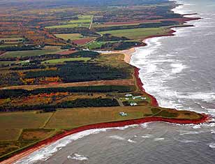 Aerial View of Priest Pond
