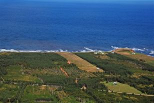 Aerial View of Priest Pond